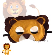 LION ANIMAL FLANNEL MASK