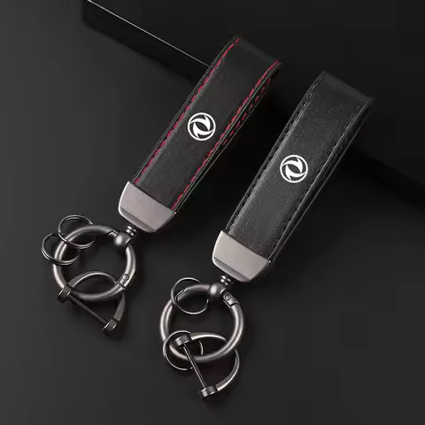 Deluxe Leather car Keychain Keyring Keychain Lanyard Gift Keychain for Dongfeng DFM Aeolus ax3 k01 A