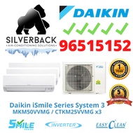 Daikin iSmile Eco Series System 3 Aircon (R32)- MKM50VVMG