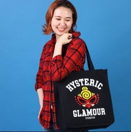 日本 Hysteric Mini Glamour Tokyo 黑色帆布 雜誌附錄 側咩袋