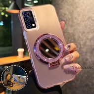 Case For OPPO A74 4G A95 4G A74 5G Simple holder Phone Case for Lens Camera Protector TPU soft case 