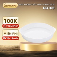 Luminarc Cuisine Carine glass heat-resistant baking tray 28cm N3165, for oven and microwave use l Ge