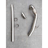 Volkswagen Golf R MK7 2.0T V-band 3" Stainless Steel Downpipe  2015-2016