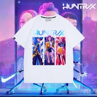 Kpop Demon Hunter T-Shirt/Baju Huntrix Demon Hunter Merch Clothes Kids Teens Harajuku Casual Cotton 