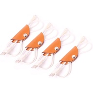 Cord Taco Organizer - Leather Cable Straps | Tech Taco Cable Keepers Ties Winder for USB Cable/Wire 