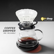 Pstore Coffee Filter Cup V60 Cone Coffee Dripper Filter - SD-8106