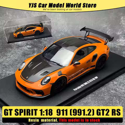 GT SPIRIT 1:18 PORSCHE 911 (991.2) GT3 RS car model Static display piece Holiday gift collection