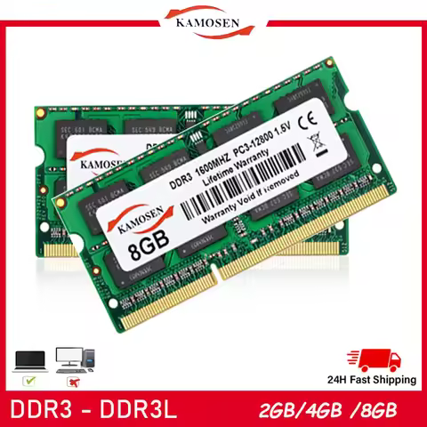 DDR3 DDR4 Memory 4G 8G 1600mhz DDR3L 32GB 2400mhz DIMM Notebook RAM 4gb 240pin 2133 3200MHz 204pin S
