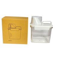 TC Tempat Detergen Bubuk Botol Sabun Cair Botol Detergen Cair Laundry Toples Kedap Udara Wadah Serb