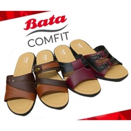 Bata Ladies Comfort Flat Sandals / Bata Sandal Wanita Selesa Pakai Non-Slip