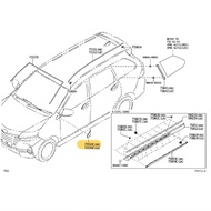 62225-BZ040 62226-BZ040 RIGHT FRONT OUTER MIRROR TRIANGLE COVER ALL NEW AVANZA 2012-2021Kiri Origina