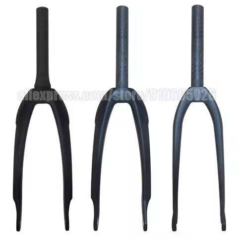 BMX Race Fork 20x1 1/8"~1 1/2" Tapered / Straight Carbon Front Fork 20mm Thru Axle 10mm QR 20 inch /