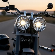 Dual Color LED Headlight Bulb H6M/P15D/PX15D - 6000K White / 3000K Yellow Mentol Lampu Hadapan LED D