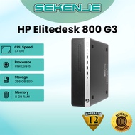 RF HP Elitedesk 800 G3 Small Form Factor Intel Core i5-7th Gen 8GB RAM 256GB SSD PC Desktop