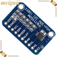 MEIGUII Analog To Digital Module, 16Bit I2C Interface ADS1115 Development Board, Low Power 4 Input C
