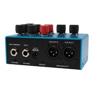 Audio Multi Guitar Amp Simulator Pedal Stereo Cabinet Sim Box Preamp DI Box Effect Pedal