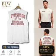 Gymshark Cut Off Tank White T-Shirt GT-06