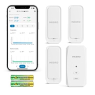 INKBIRD WiFi Gateway and Bluetooth Temperature Humidity Sensor Set (IBS-M2S-B with 3x ITH-11-B),  IP