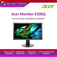 Acer E200Q 19.5" HD+ LED Backlit Monitor Black (HDMI, VGA, 3 Yrs Wrty)