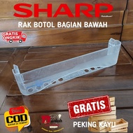 RAK BOTOL KULKAS SHARP 1 PINTU / 2 PINTU BAGIAN BAWAH ORIGINAL BEKAS