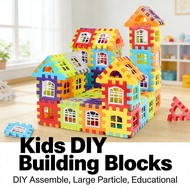 [Upgraded Version] House Building Blocks Kids Assemble Toys