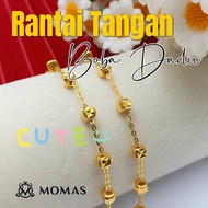 Rantai Tangan Boba Dadu emas 916 Rantai Tangan Emas 916 Gelang tangan emas 916 emas 916 original ran