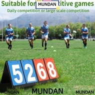 MUNDAN Digital Scoreboard, Multiple Sports Score Keeper Table Scoreboard, Multipurpose Outdoor Sport