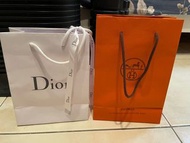 愛馬仕/Hermes/迪奧/Christine Dior/紙袋/紙袋包/手拿包/化妝包/購物袋/環保袋/收納袋