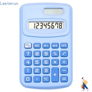 LEETERUN Scientific Calculator, Large LCD Display Silent Mini Pocket Calculator, Cartoon 8-Digit 8-D