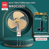 Quạt treo tường KDK màu Vàng M40C(GD) - Bảo hành Chính Hãng KDK