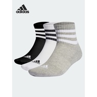 Adidas/Adidas Official Genuine New Style Men Women Striped Sports Mid-Tube Socks Three Pairs IC1318