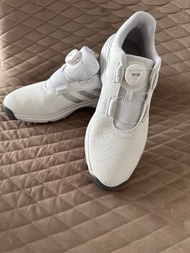 Adidas BOA 旋鈕 高爾夫球鞋 白色