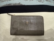 (稀有款) Chanel 蜥蜴壓紋 小牛皮 卡包 cardholder