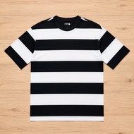 F2F Striped Tshirt Black/white Original