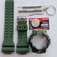 GA700 Strap & Bezel Replacement GA700 GA 700 GA710 MATTE ARMY GREEN