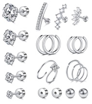 MODRSA Cartilage Earring Cartilage Piercing Jewelry Forward Helix Earrings Cartilage Hoop Earring He