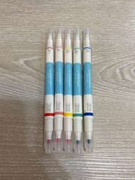 韓國iconic/ZEBRA/MUJI 螢光筆 雙頭彩虹筆立可帶