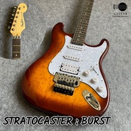 GCM Custom Made Burst Stratocaster Electric Guitar Custom Maniac (Oversea Ready Stock)