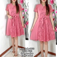 Scuba brocade dress, Christmas dress, church dress, party dress TS 30333