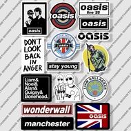 OASIS STICKER || OASIS WONDERWALL band sticker
