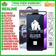 KK Tempered Realme 5 5s 5i 6i 7i 11 12 C3 C3i C15 C17 C20 C21 C25 C25s C51 C60 C61 C65s C67 Q2 Q3 Q5