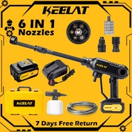 KEELAT KPW006 Cordless High Pressure Car Wash Gun Car Washer Water Gun Sprayer Water Jet Cleaner Mac