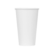 Karat 16oz Premium White Paper Hot Coffee Cups Diameter 3.54" - Disposable, Leak-Resistant Double Po