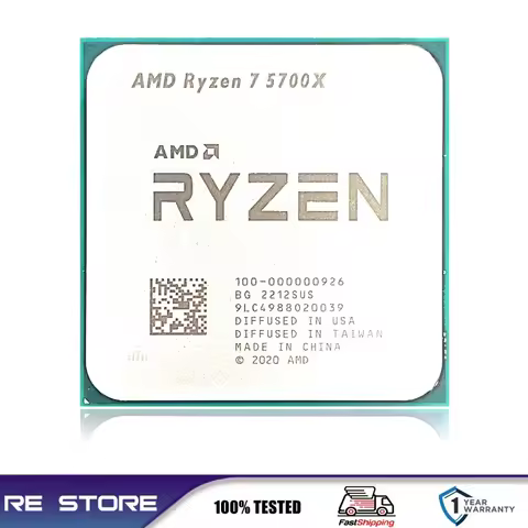 AMD Ryzen 7 R7 5700X 3.4GHz 8-Core 16-Thread CPU Processor 7NM L3=32M LGA AM4