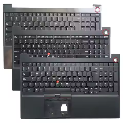 NEW Thinkpad E15 Gen 2 US/Latin/Spanish/French AZERTY laptop keyboard palmrest upper cover