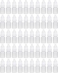 50PCS 2ml Portable Empty Squeezable Dropper Bottle-Plastic Eye Liquid Ejuice Dropper Sample Storage 