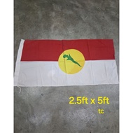 Umno flag 3.5 x 5ft/ hand flag ready stock