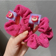 High Elastic Hair Band Strawberry Bear Pattern Korean And Japanese Style For Women A0168 A-0161