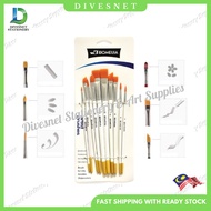 Bomeijia Nylon Brush 10'S UAB-666-10'S (1-6 / 8x2'S / 12 / 24)