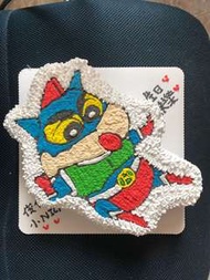 蠟筆小新 動感超人 蛋糕 兩磅